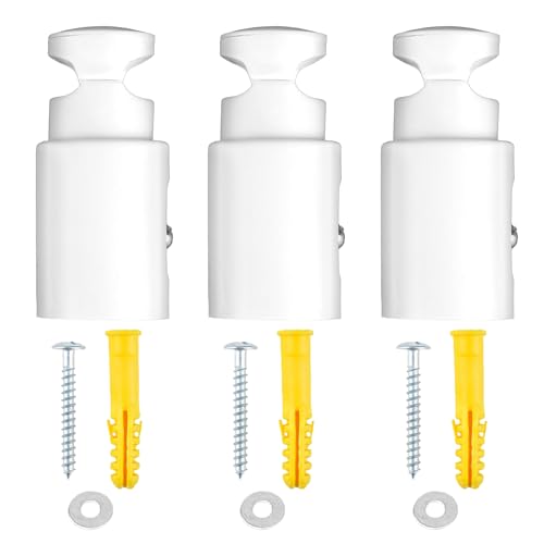 3 Pièces Support Seche Serviette, Fixation Seche Serviette, Support Radiateur Sèche Serviettes, Fixations Murales Réglables pour Radiateurs de Salle de...