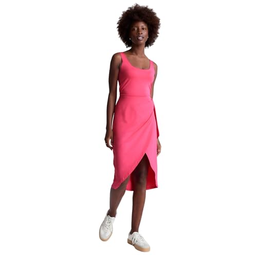 Beyond Yoga Women's Intrigue Midi Dress, Carnation Pink, Medium