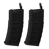 EMERBU AR Gel Splat Blaster Electric Magazine of EMERBU Pro Series(2pcs) - for Ages 15+(Black)