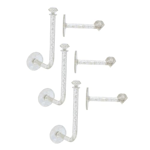 PRETYZOOM 6Pcs Wall Mounted Hairband Holder Stylish Hair Accessories Storage Hangers for Headdress Stand Organize Hair Ties and Scrunchies Present