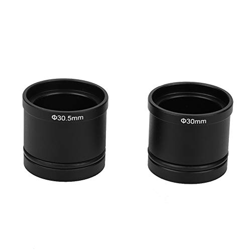 Hakeeta Microscope Adapter, 0.5X C-Mount Reduction Lens Eyepiece Lens 23.2mm Mounting with 30mm 30.5mm Ring Adapter Applicable for Biomicroscope Stereo Microscope, CCD Camera and Digital Eyepiece. - Thumbnail 7