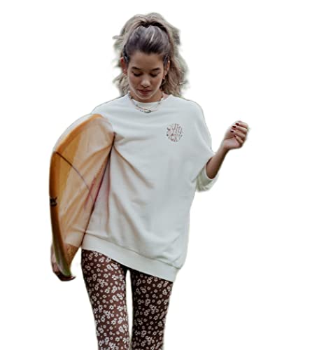 [Roxy] タイダイ染のクルーネック SURF CO レディース NAT M