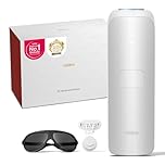 Ulike Air 3 Épilateur IPL pour les Femmes & Hommes – Épilation Laser avec Sapphire Ice Cooling, Résultats Durables et Presque Indolores, Tête Plate pour Corps et Visage, Blanc
