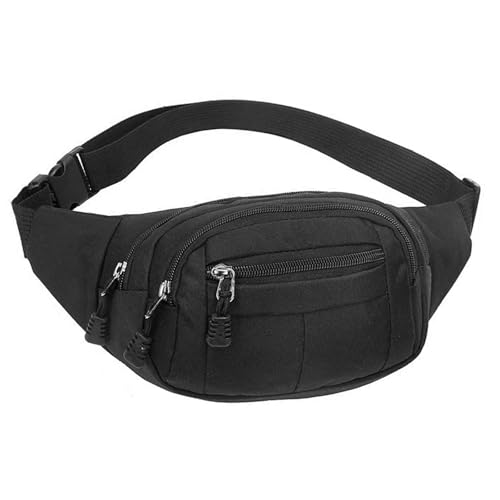 Long Keeper 4 Pockets Bumbags for Men Women Sports Running Hiking Waist Packs Waterproof Adjustable Belt Bag Fanny Pack Waist Bag for Outdoors Gym Cycling