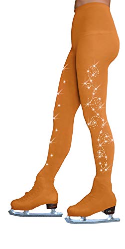 Image of ChloeNoel Figure Skating Tan Over The Boot Tights TB8832