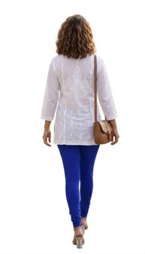 Image of Thrifty Thread Women's Cotton Full Length Leggings | Soft & Comfortable Leggings | High Waist | Regular Fit