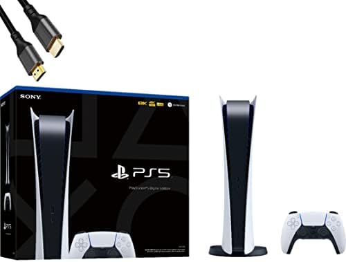 PS5 Sony Ps 5 Digital Version Gaming Console – 16GB GDDR6 Reminiscence, Extremely-Excessive Velocity 825GB SSD, Bluetooth 5.1, WiFi 6, 120Hz 8K Output, 4K Blu-ray Participant – cbmoun HDMI_Cable PS5 Sony Ps 5 Digital Version Gaming Console – 16GB GDDR6 Reminiscence, Extremely-Excessive Velocity 825GB SSD, Bluetooth 5.1, WiFi 6, 120Hz 8K Output, 4K Blu-ray Participant – cbmoun HDMI_Cable