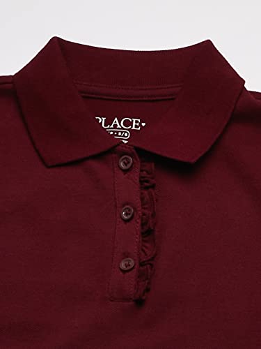 Image of The Children's Place baby-girls And Toddler Short Sleeve Ruffle Pique Polo