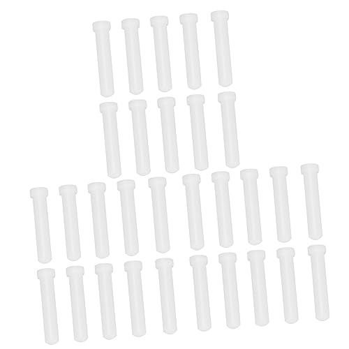 DOITOOL 60pcs Plastic Tool Accessories Plastic Steel White Straight for Display Repair