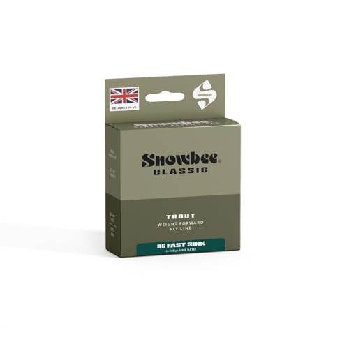 Fly Line Snowbee Classique Cf6fs Rapide Lavabo Vert Foncé pour la Pêche en Lac