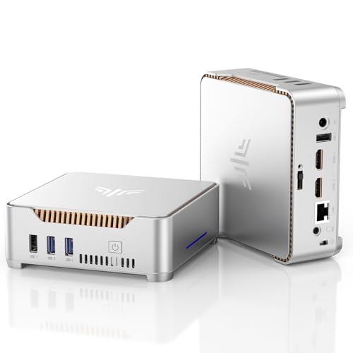 Image of KAMRUI GK3PLUS Mini PC 16GB RAM 512GB SSD, 12th Gen Alder Lake-N95 (up to 3.4GHz) Mini Desktop Computer, Support Triple 4K Display, USB-C, WiFi, Bluetooth, Ethernet, for Business, Education, Home