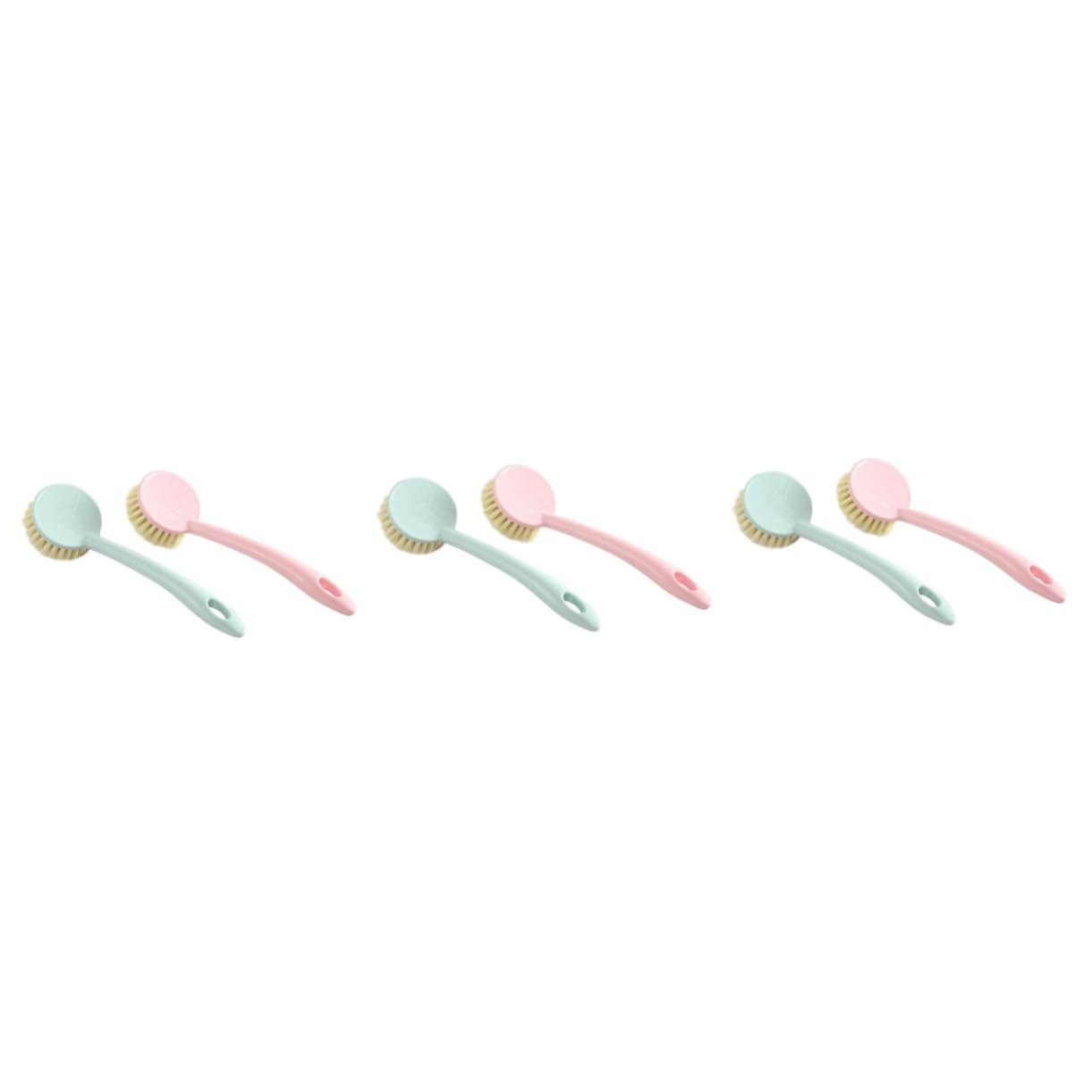 FRCOLOR 3 Juegos Cepillo De Cocina Cepillo para Lavar Platos De Plantas De Lavado Limpiador De s De Cocina De Olla De Lavado De Limpieza 2 Piezas * 3