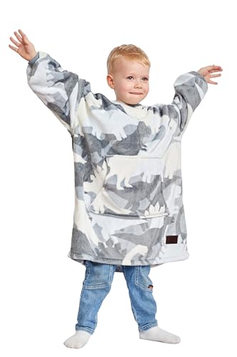 Catalonia Classy Oversize Hoodie Decke Kinder mit Ärmeln, Warm...
