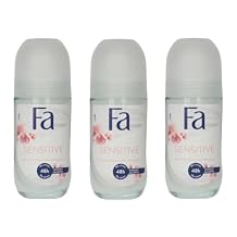 Pack of 3 bottlesInvisible Sensitive Womens Roll On Anti-perspirant Deodorant Pack of 3 Bottles, 1.7oz / 50ml Each Bottle Y