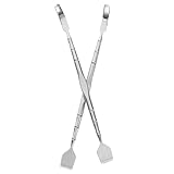 LOLIPPYY 黒ずみエクストラクター ステンレス製フェイススクレーパー ツール 毛穴洗浄ツール スキンケア用 2個セット