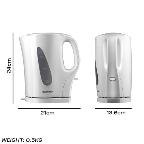 Daewoo 1.7L Cordless Electric Kettle with Auto Shut-Off - Image 3