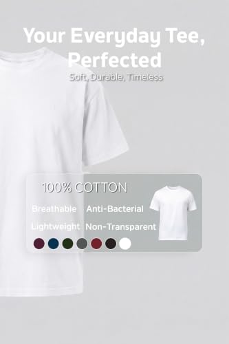 Image of Van Heusen Men's Crew Neck T-Shirt - Soft & Breathable Cotton | Regular Fit | Comfortable Everyday Casual Wear | Short Sleeves | Summer Favorite |Solid Colors | Style 60052|Available in Pack of 1 & 2
