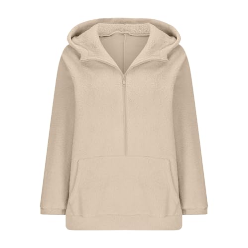 Womens Jackets Hoodies Coats for Women Long Sleeve Warm Fuzzy Hooded Basic Winter Fall Outerwear 2025 Trendy Y2K3