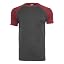 Charcoal/Burgundy