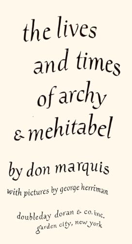 The Lives and Times of Archy and Mehitabel [French] B000GQIF6Y Book Cover