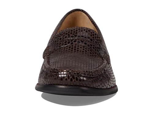 Image of Marc Joseph New York Women's East Village Loafers, Hickory Snake, 7.5, Medium
