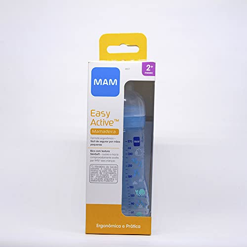 Mamadeira 270 ml Easy Active, MAM, Azul