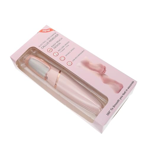 Ponceuse à pied rose VALICLUD avec lime en ABS pour éliminer la peau dure