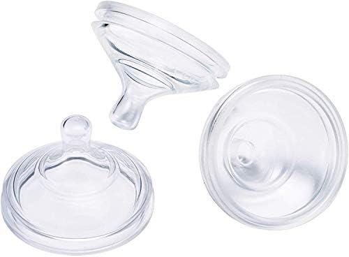 Boon Nursh Silicone Baby Bottle Nipples - Bottle Nipples for Boon Nursh Baby Bottles - Baby Bottle-Feeding Supplies - Fast Flow Baby Bottle Nipples - 3 Count