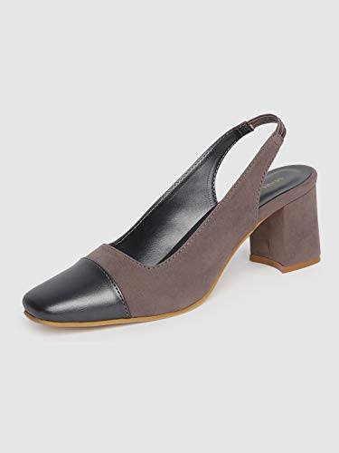 Image of Marc Loire Women's Faux Leather Comfortable Block Heel Sandals for Casual Wear, Party and Formal Occasions.