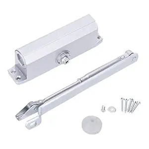 ELECTROPRIME Aluminum Alloy 35kg Automatic Hydraulic Door Closer w/ Parallel Bracket E4I O6V6