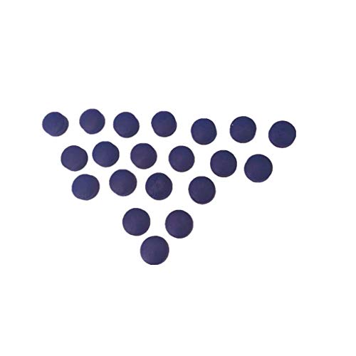 QYM 20 Pieces M Hardness Pool Billiard Cue Stick Tips Snooker Cue Tips Pool Stick Replacement Tips fit for Billiard Pool Cues Supplies (10mm)