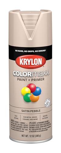 Image of Krylon K05572007 COLORmaxx, Pebble, Satin - 12 ounce