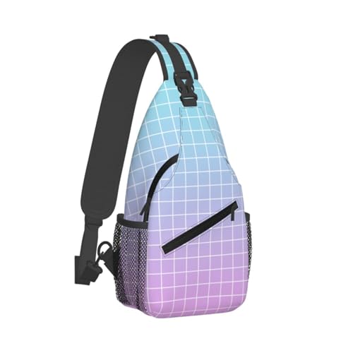 Sac à bandoulière bleu rose réglable pour soulager vos poches