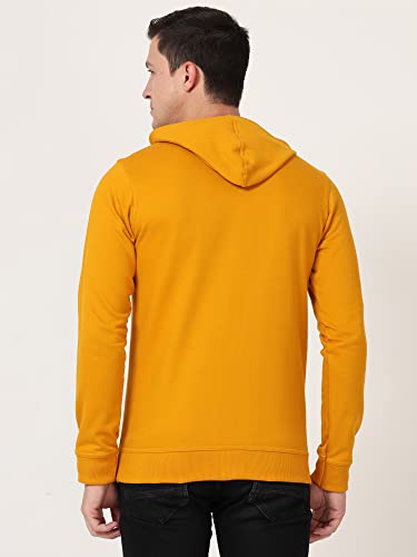 Image of Ideation Men's Cotton Hooded Neck Solid Full Sleeve Hoodies with Kangaroo Pocket