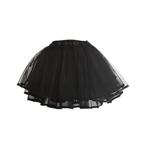 Image of Women Crinoline Petticoat Hoops Skirt Short Half Slip Underskirt for Girls Wedding Bridal Underskirt Slip