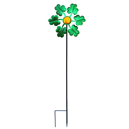 Moulin à vent en forme de feuille 119,4 cm ranime un jardin trop monotone