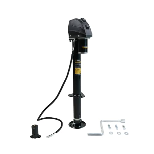 Trailer Valet Essentials Electric Jack – 2,500lb Lift Capacity – 18' Travel – Center Mount –...