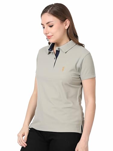 Image of STELLERS Women's Premium Polo T-Shirt, Regular Fit | Odour Resistant | Wrinkle Free | Quick Dry | Stretchable | Lightweight | Breathable | Sustainable | Anti-Static | Feather Touch Feel