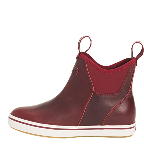 Image of Xtratuf Women's 6 In Leather Ankle Deck Boot Cabernet 11