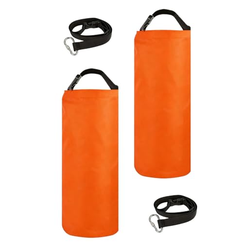 Sacos de para patas de dosel - Paquete de 2 11,34 kg de tela Oxford portátil, bolsas de peso para tiendas de campaña, para todas las pérgolas, paraguas, banderas, pancartas al aire libre