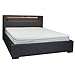 Produktbild Meble Doktór Polsterbett mit Beleuchtung  Luxor 160x200 cm  Solide Verarbeitung - Stabiler Metallrahmen mit Hubrahmen mit Container - Polsterbett Doppelbett Schlafzimmer