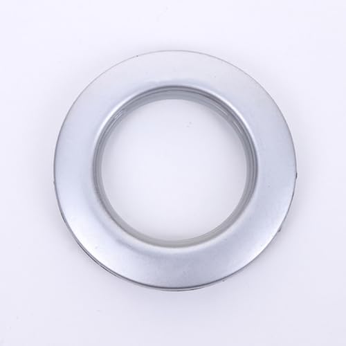 Anillos de cortina de plástico plata de 80 piezas para barras de dormitorio 8