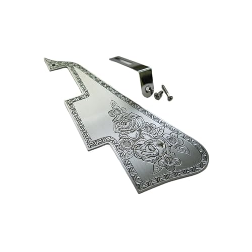 Pickguard guitare électrique LP pour remplacer le plastique par du bois gravé