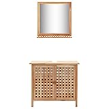 Material: Madera maciza de nogal y madera contrachapada