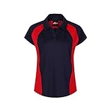 Trutex EPG-NSC-M Sektor Mädchen Polo, Marine/Scharlach, M Größe