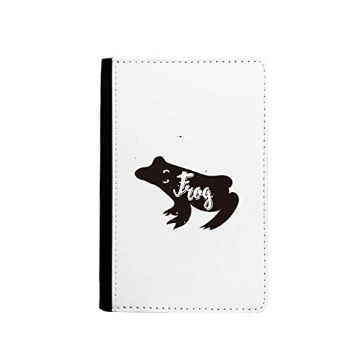 Sac de voyage passeport pour animaux étui portefeuille grenouille noir