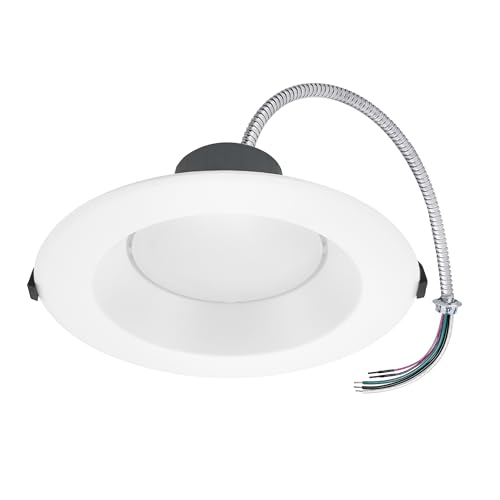 Image of Maxxima 8 in. Recessed Commercial LED Downlight, Selectable Color Temperature/Wattage, up to 2400 Lumens, Energy Star, UL, 0-10V Dimmable