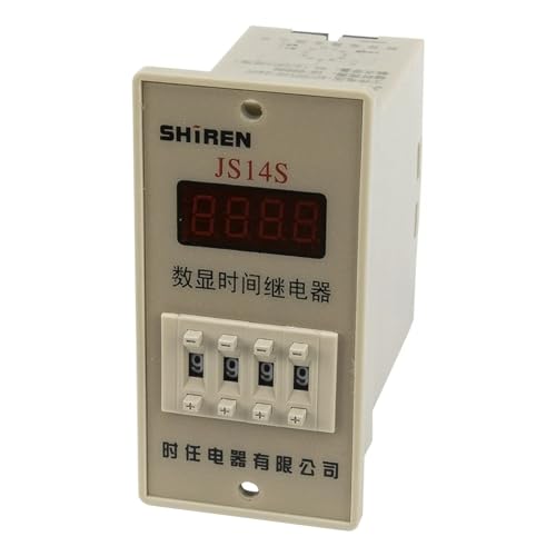 Relé de tiempo DPDT JS14S-4 CA/CC 100-240V temporizador regulable