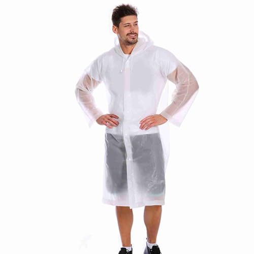 Ponchos De Lluvia Para Adultos, Chubasqueros Reutilizables Ponchos De Lluvia Para Adultos Ponchos Reutilizables Adultos Impermeables Y Ligeros Para Acampar Senderismo Viajar