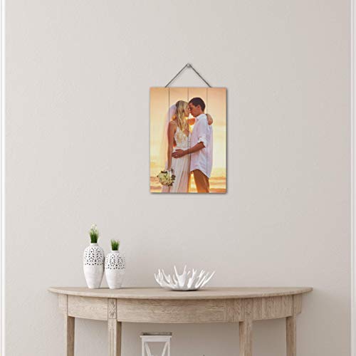 Artblox Custom Picture Frames On Real Wood Wall Art Print Pictures From Your Phone Wedding Baby Dog Family Christmas Customized Gifts Photo Prints Personalized Wall Decor #TOP4